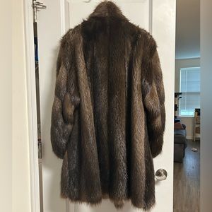 The fur vault at Macys fur coat